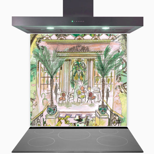 The Ritz Kitchen Glass Splashback