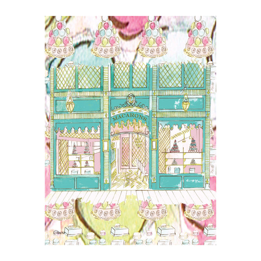 Laduree Inspired Glass Wall Art
