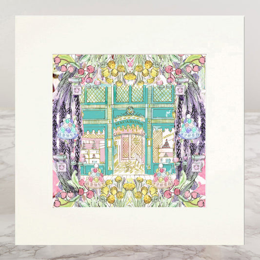Laduree In Full Bloom Mounted Print