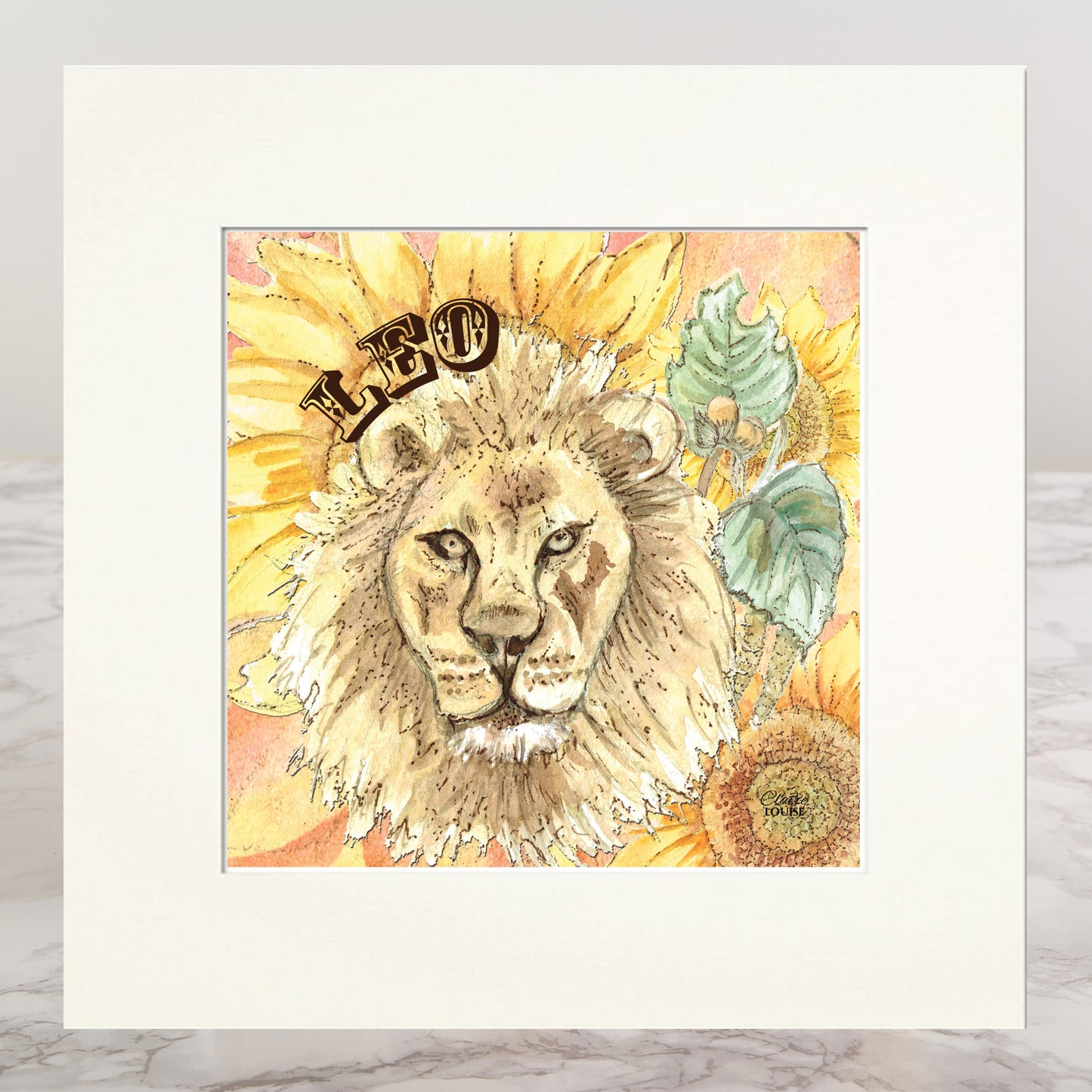 Leo Mounted Print
