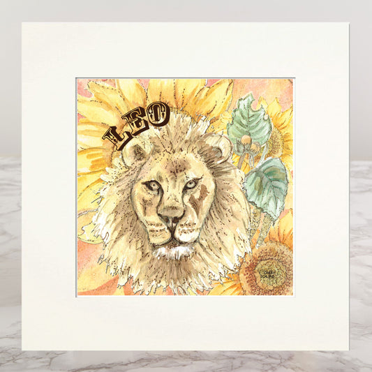 Leo Mounted Print