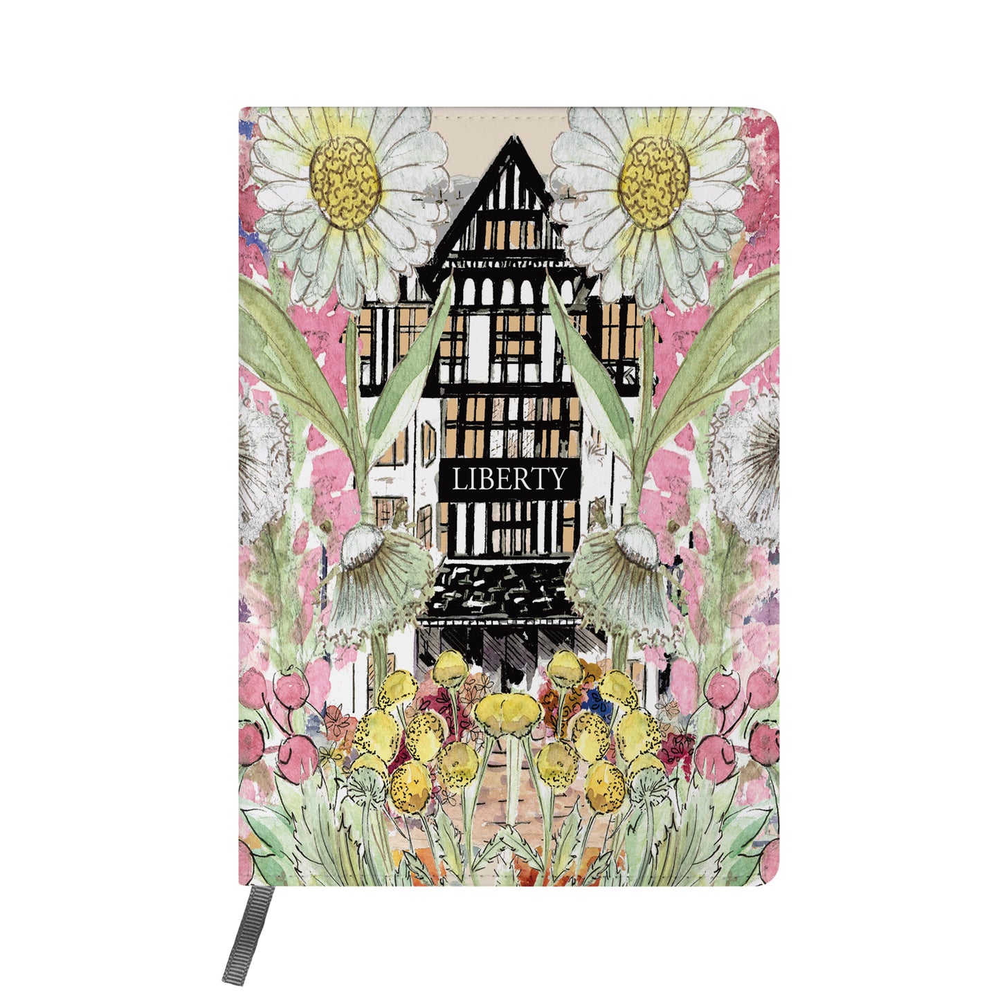 Liberty In Full Bloom A5 Faux Leather Journal Notebook