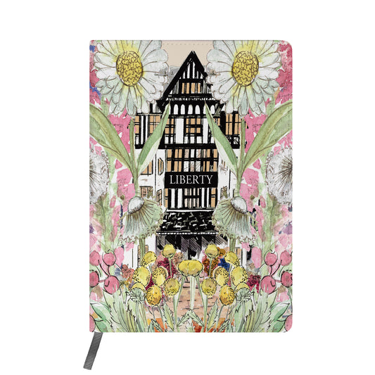 Liberty In Full Bloom A5 Faux Leather Journal Notebook