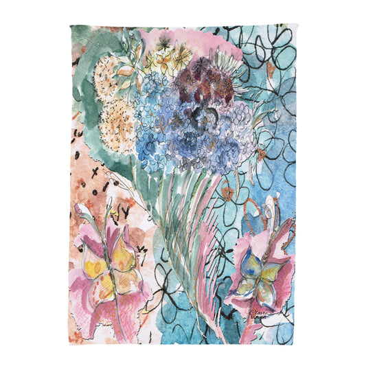 Lucid Autumn Bloom Blanket