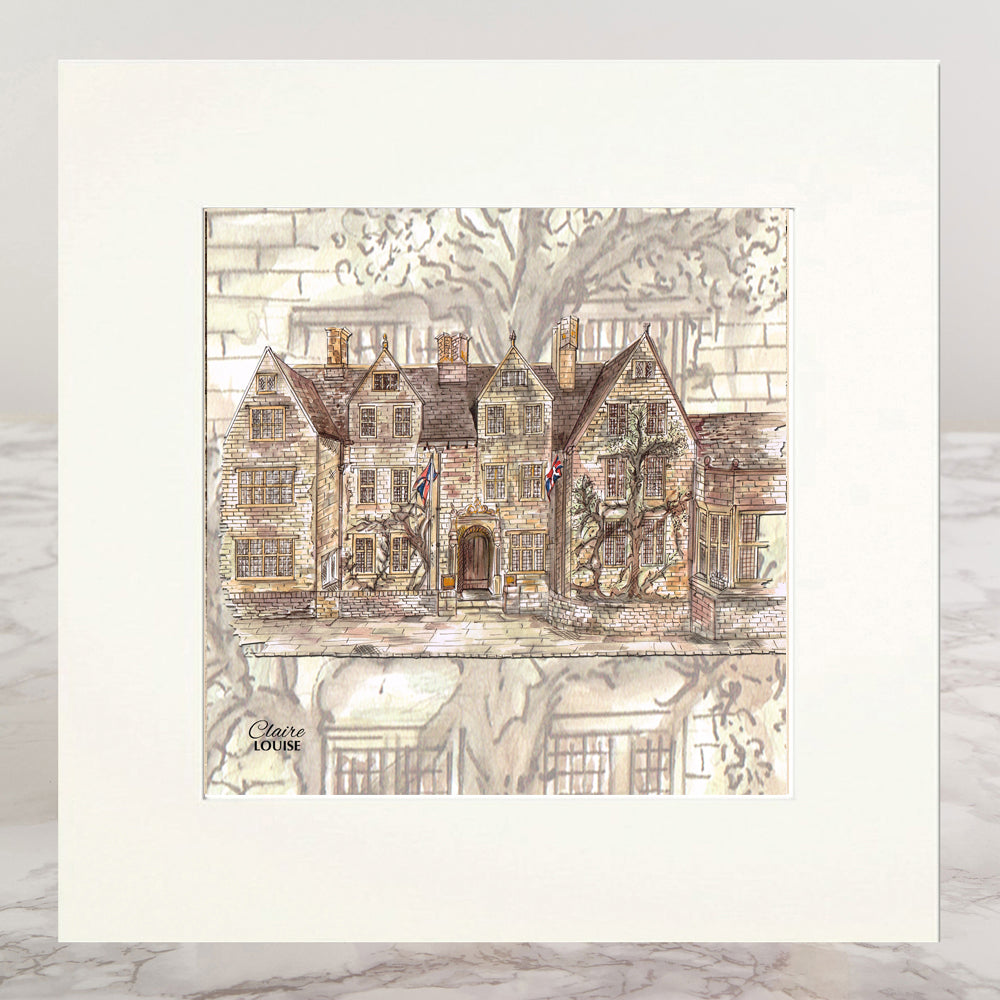 Broadway Lygon Arms Mounted Print