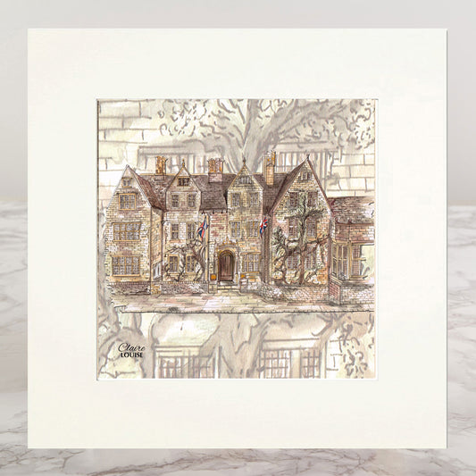 Broadway Lygon Arms Mounted Print