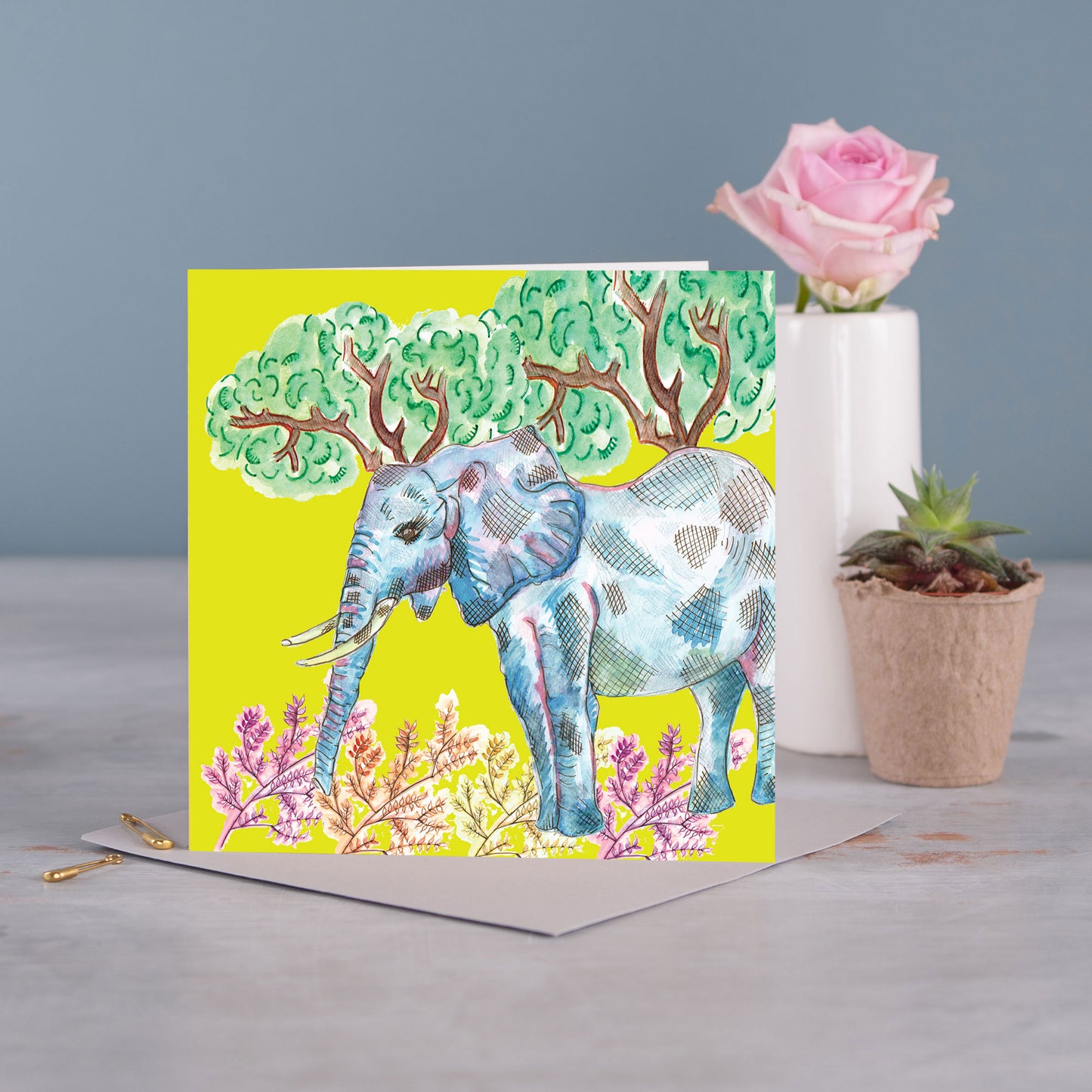 Elephantasy Greetings Card - Pack of 6