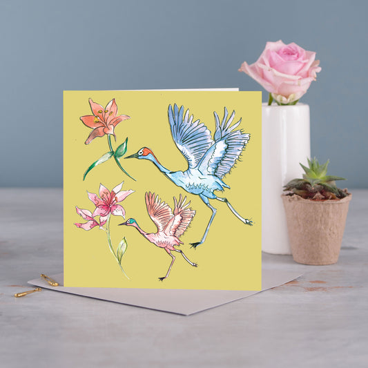Storks Greetings Card - Pack of 6