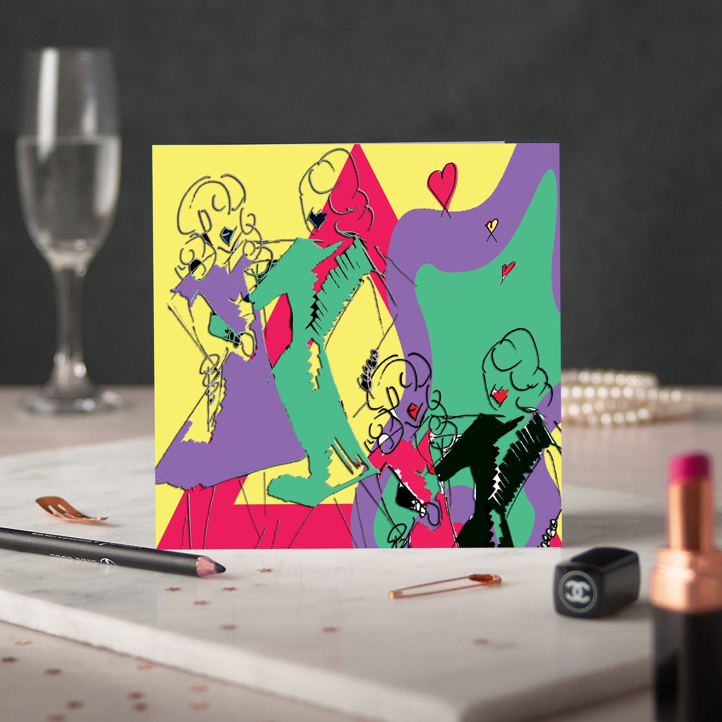 Bestie Greeting Card - Pack of 6