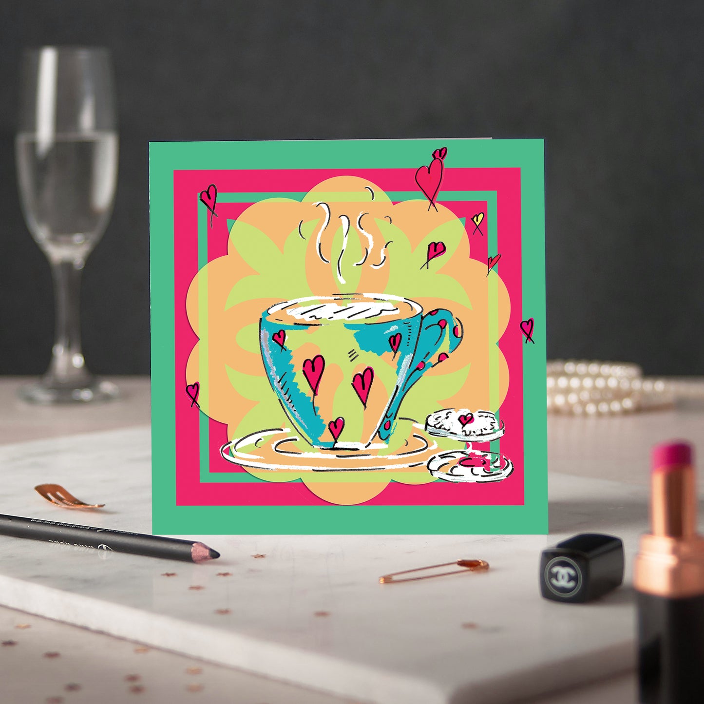Cappuccino Greeting Card - Pack of 6