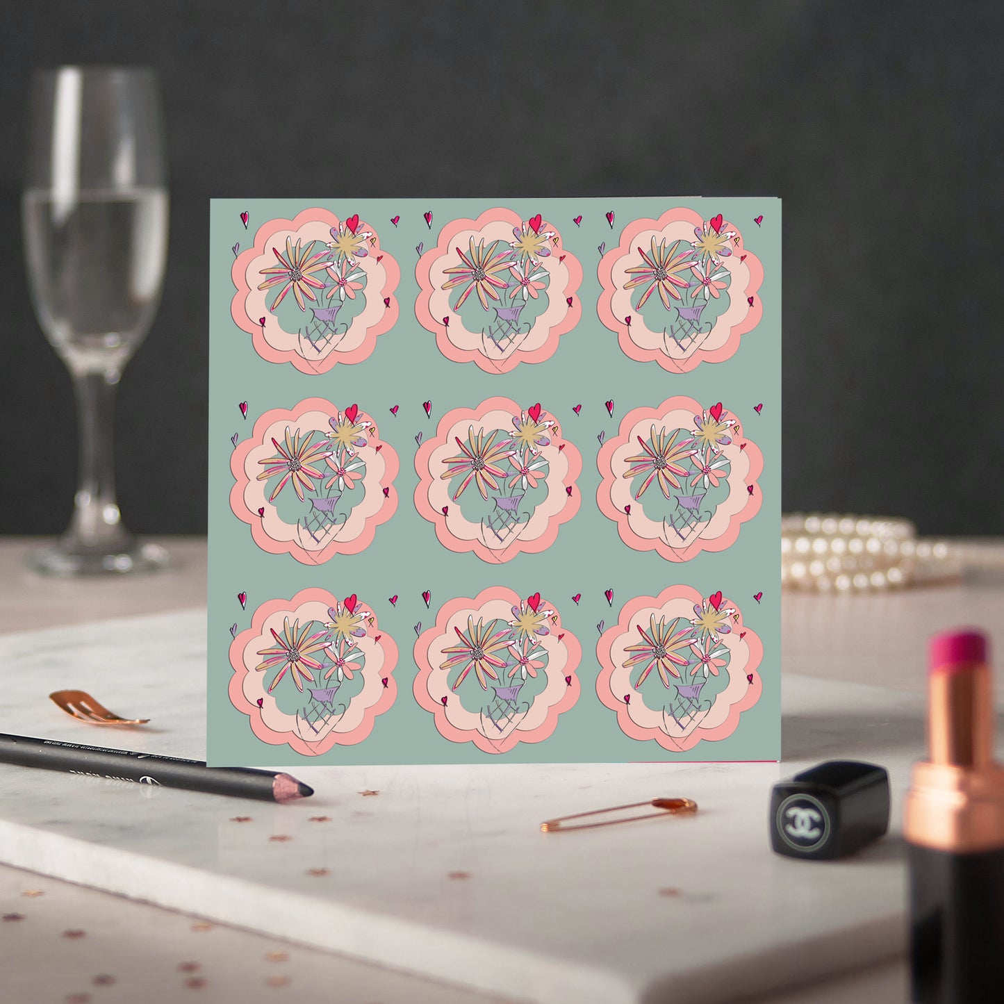 Florabundance Greeting Card - Pack of 6