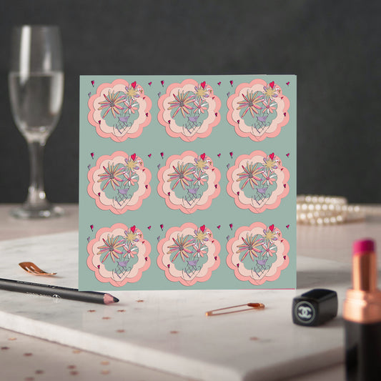 Florabundance Greeting Card - Pack of 6