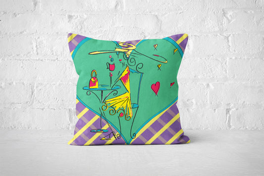 Retro Cafe Cushion