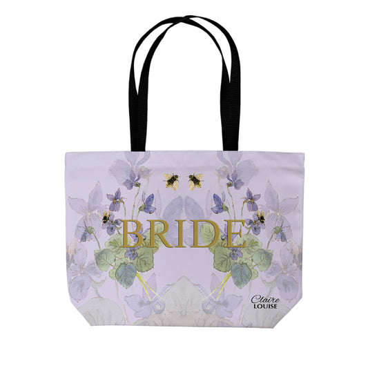 Morning Glories Bridal Tote Bag