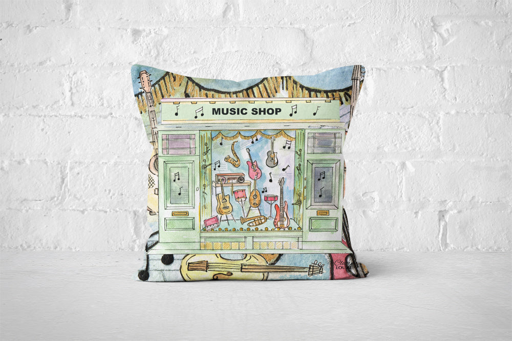 Music Shop Cushion