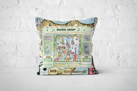 Music Shop Cushion