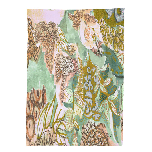 Malachite Clay Bloom Blanket