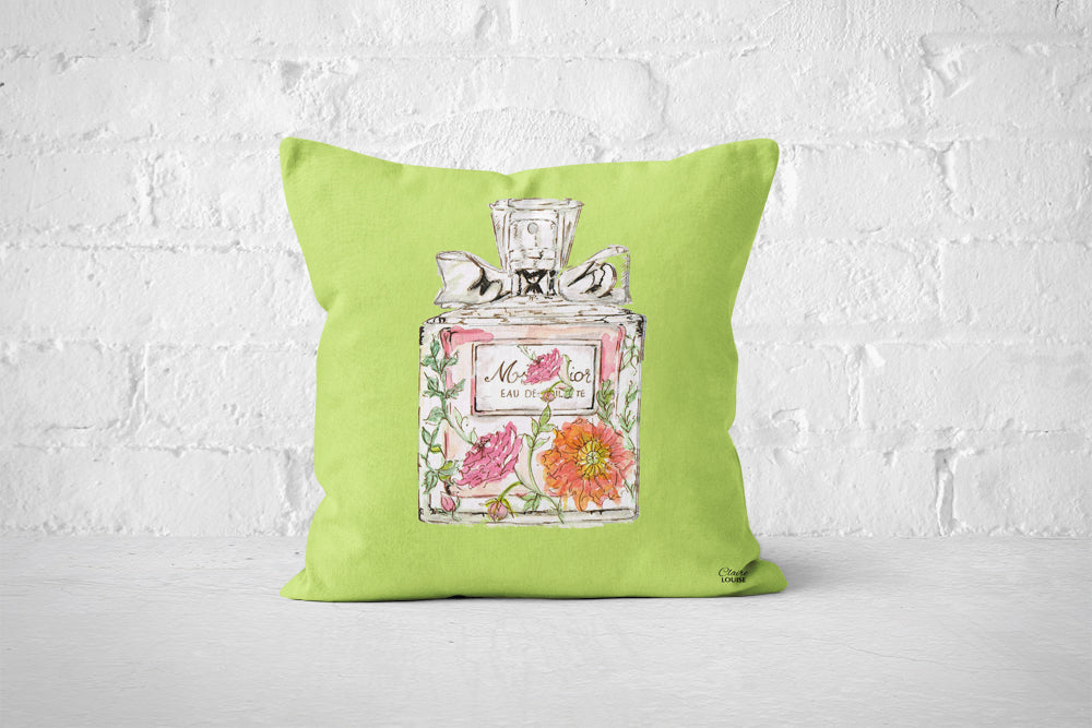 Dior inspired Perfume Bottle Cushion