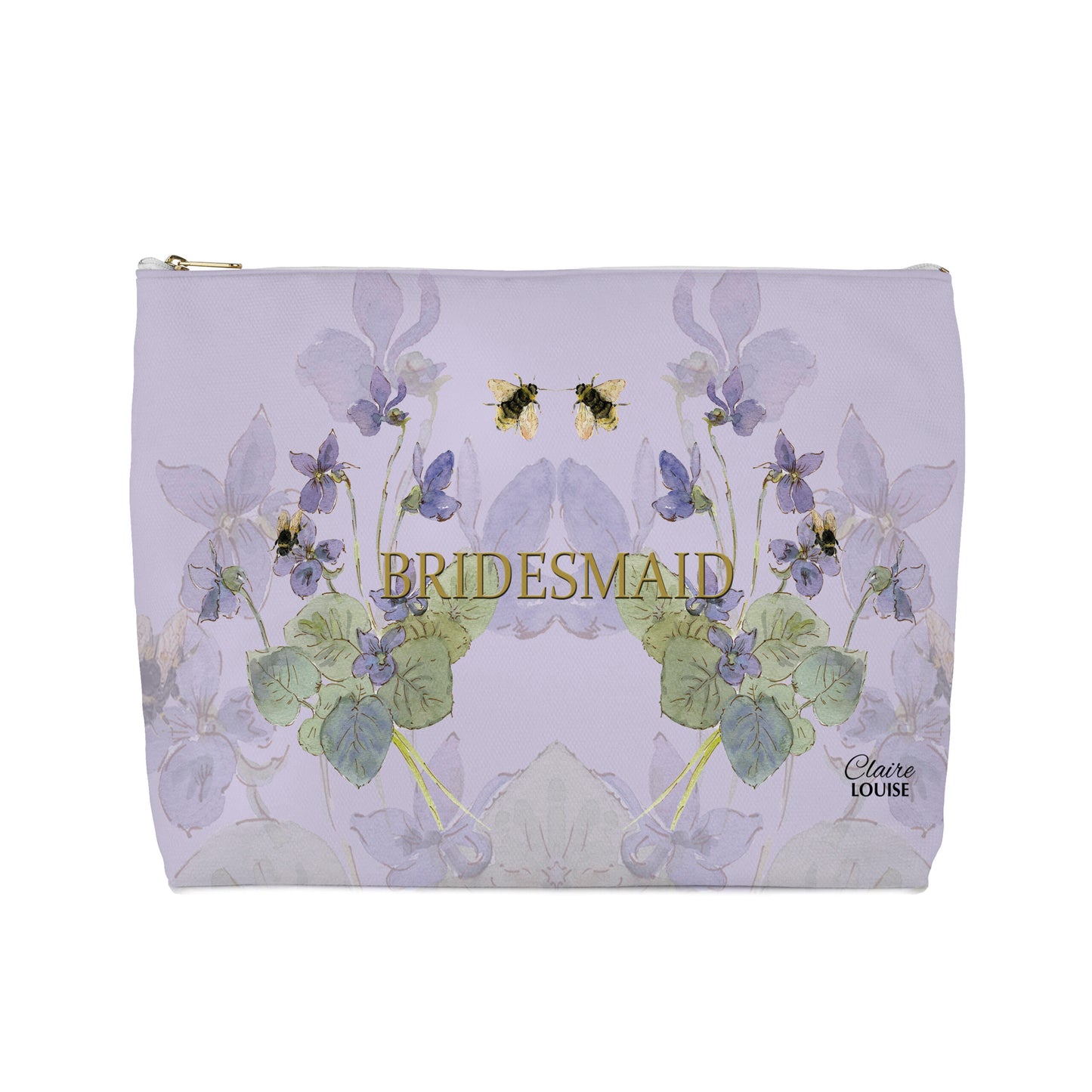 Bridesmaid Morning Glories Cosmetic Bag
