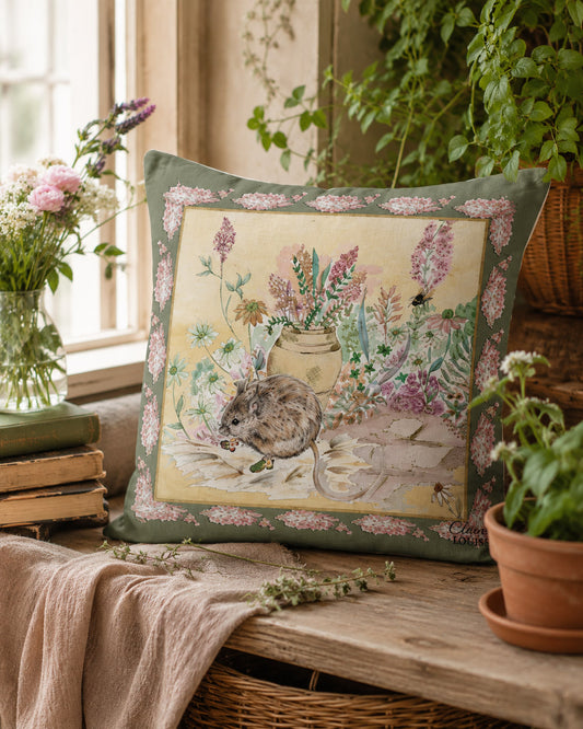Mouse Bouquet Boots Cushion