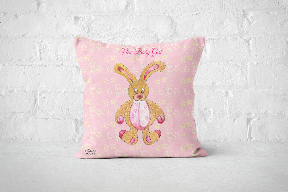 New Baby Girl Rabbit Cushion