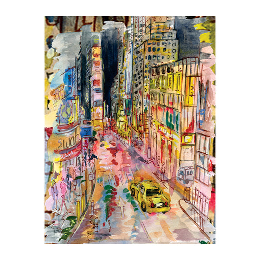 New York Glass Wall Art
