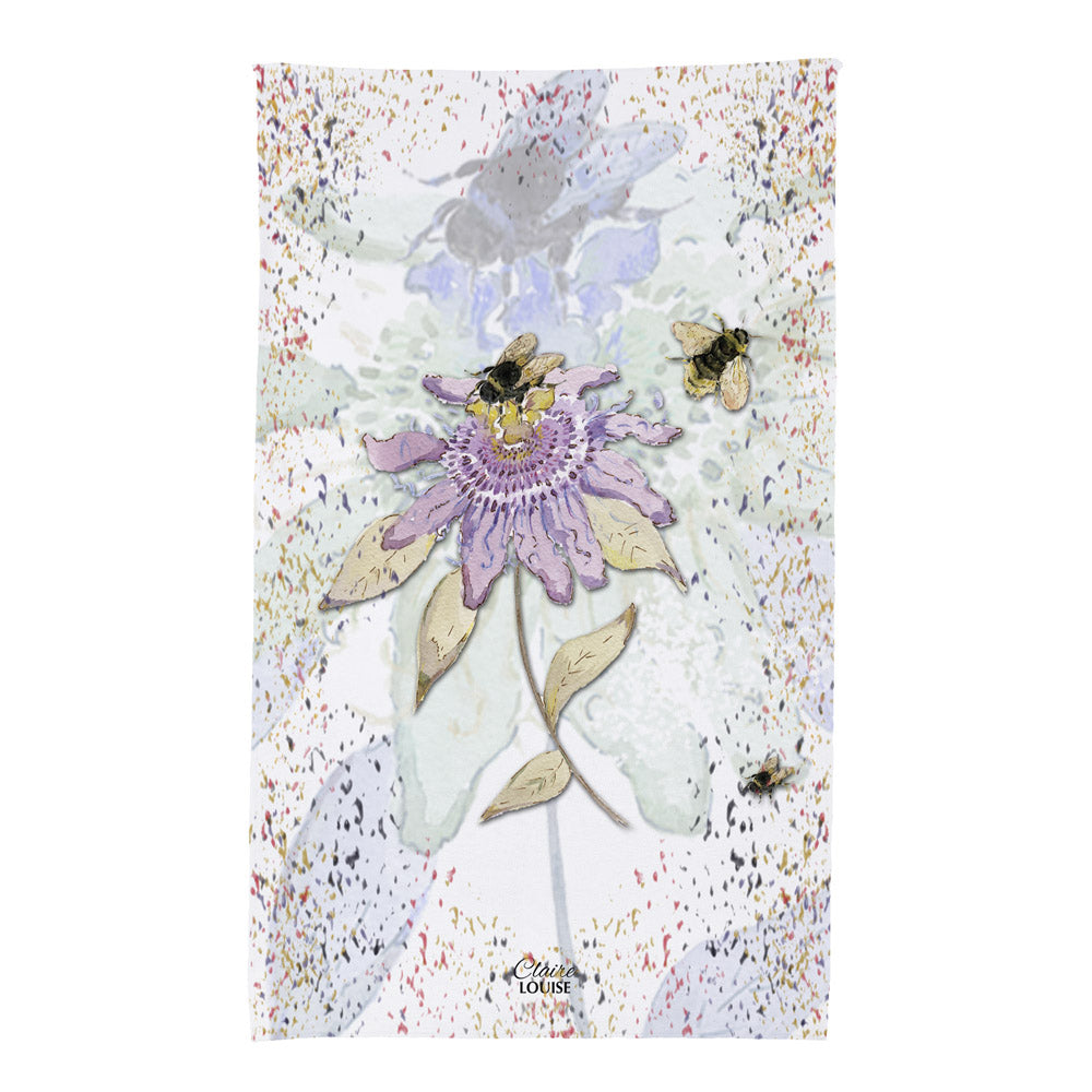 Passion Flower Tea Towel