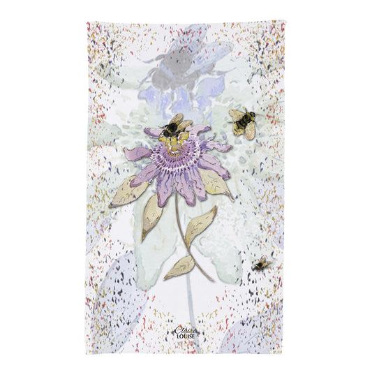 Passion Flower Tea Towel