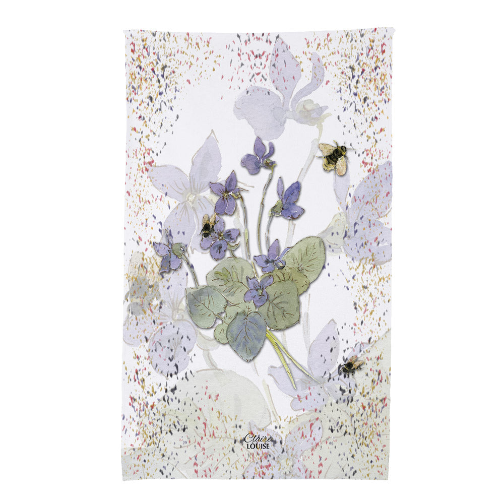 Morning Glories Tea Towel