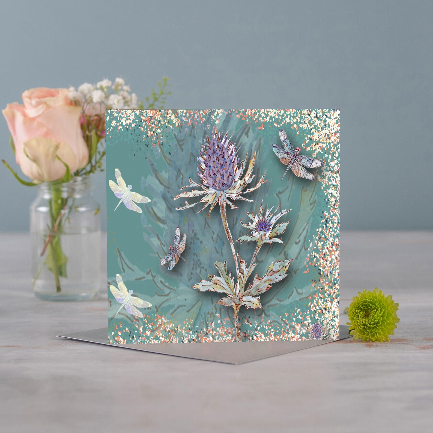 Thistle Greeting Card - Pack of 6
