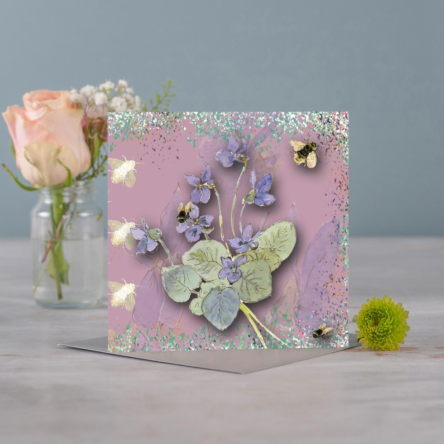Morning Glories Greeting Card - Pack of 6