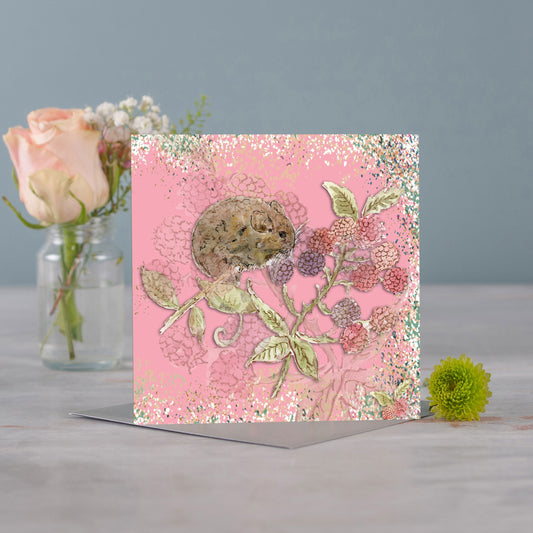 Raspberries Greeting Card - Pack of 6