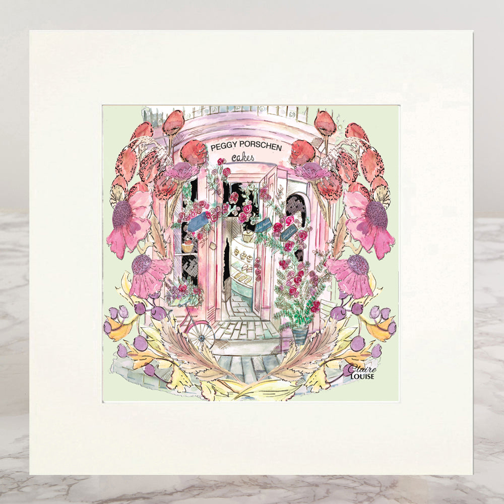 Peggy Porschen In Full Bloom Mounted Print
