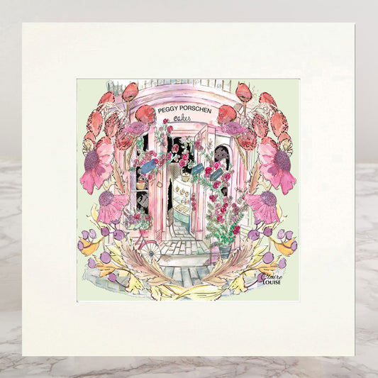 Peggy Porschen In Full Bloom Mounted Print