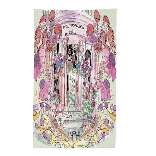Peggy Porschen In Bloom Tea Towel