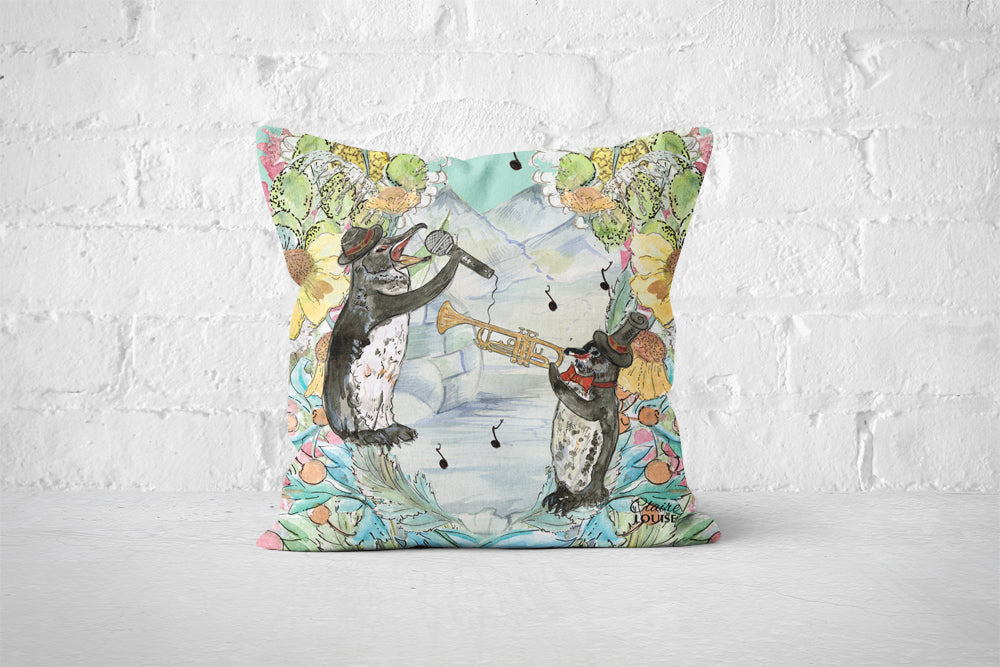 Pete The Penguin Cushion