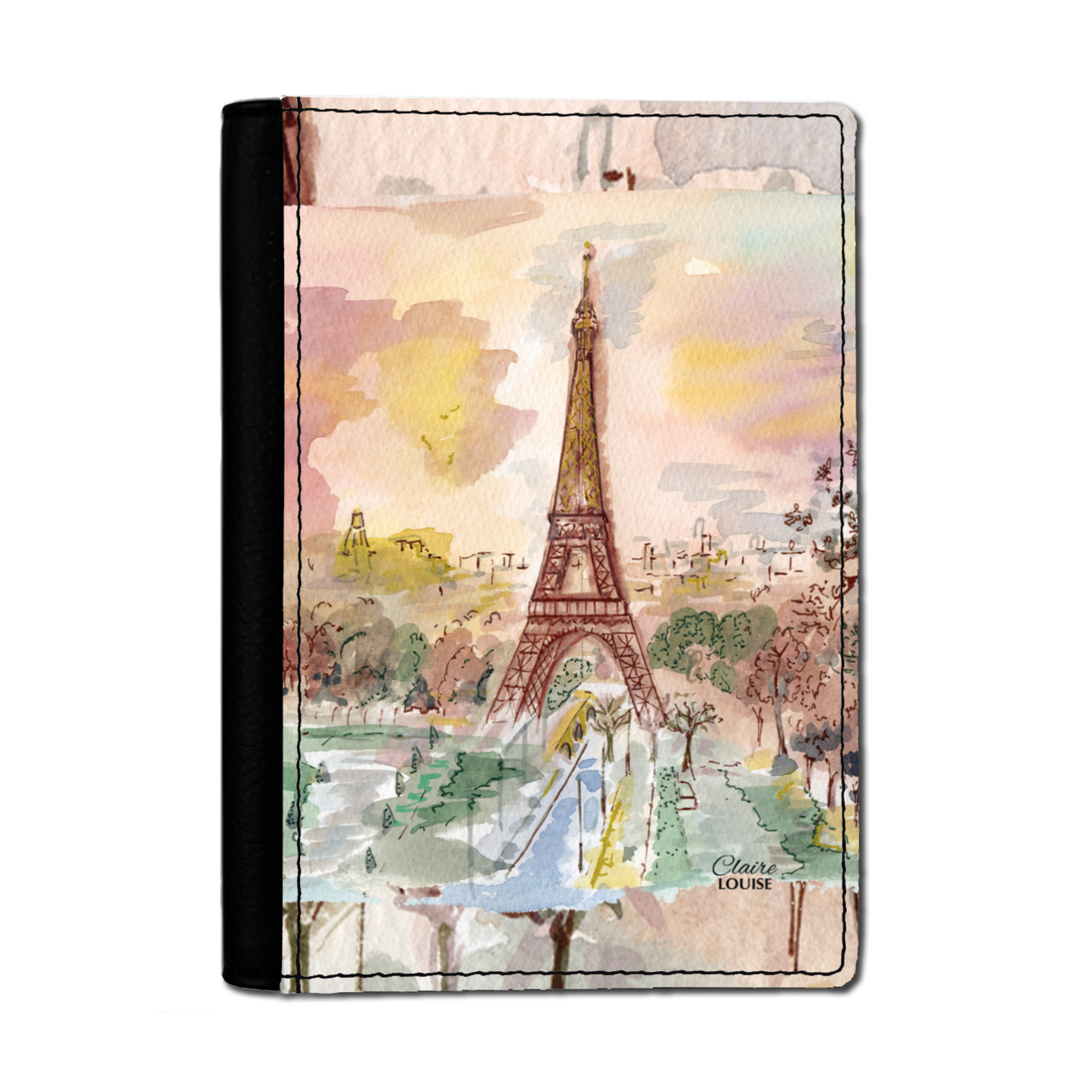 Paris Eiffel Tower Passport Holder