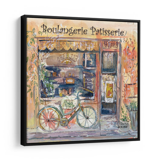 Boulangerie Patisserie Framed Canvas Print