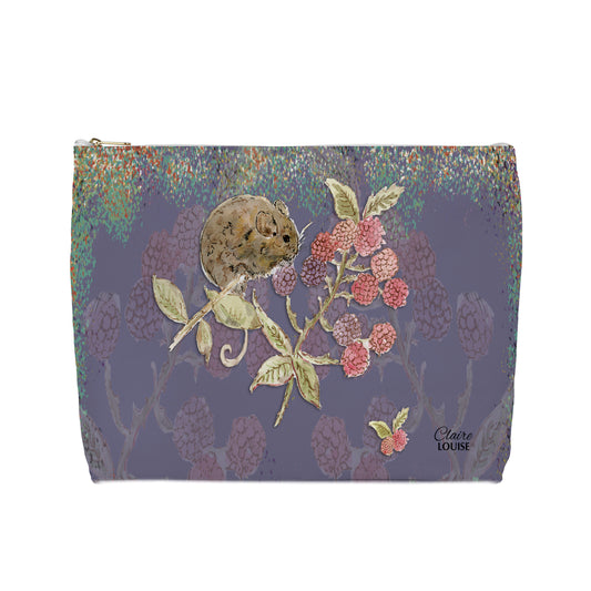 Powder Blooms Raspberries Cosmetic Bag