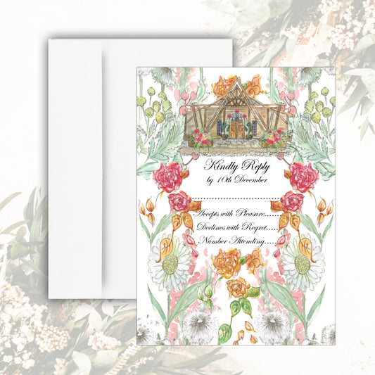 Ramside Hall RSVP Card (White)