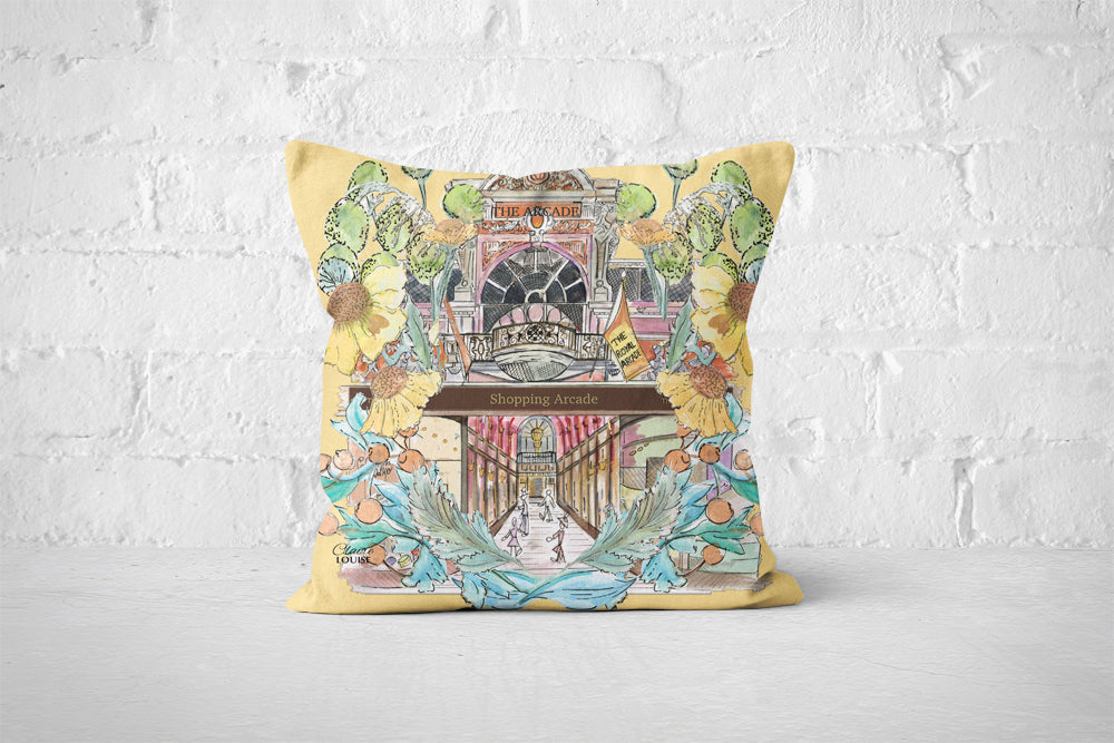 Royal Arcade In Full Bloom Cushion