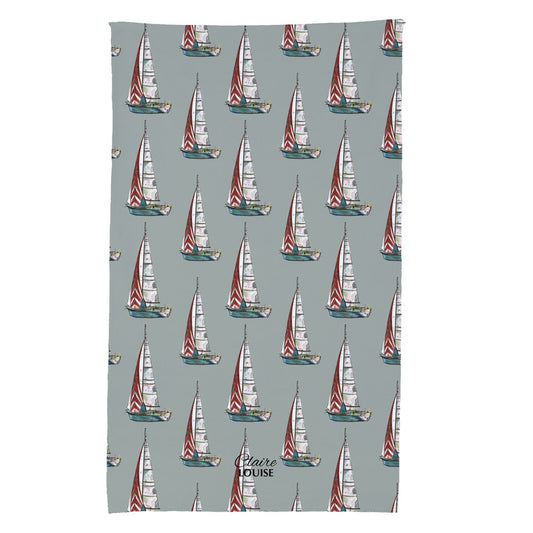 Sailing Tea Towel