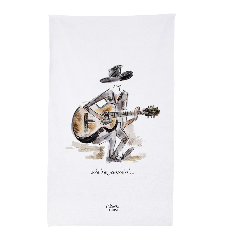 Guitar Tea Towel