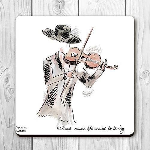 Violin Coaster