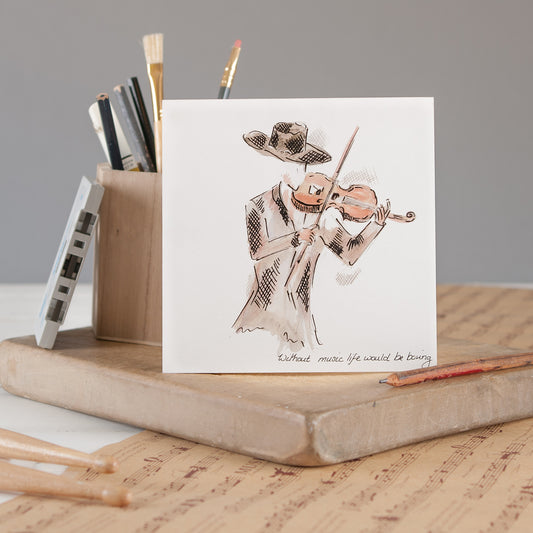 Without Music Life Would Be Boring - Pack of 6