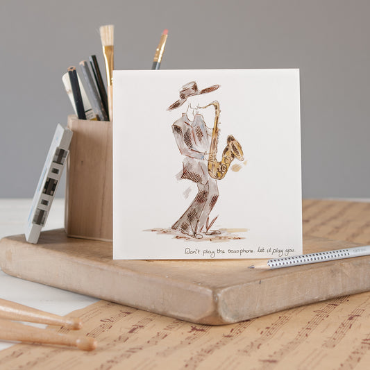 Don‚Äôt Play the Saxophone Let it Play You - Pack of 6
