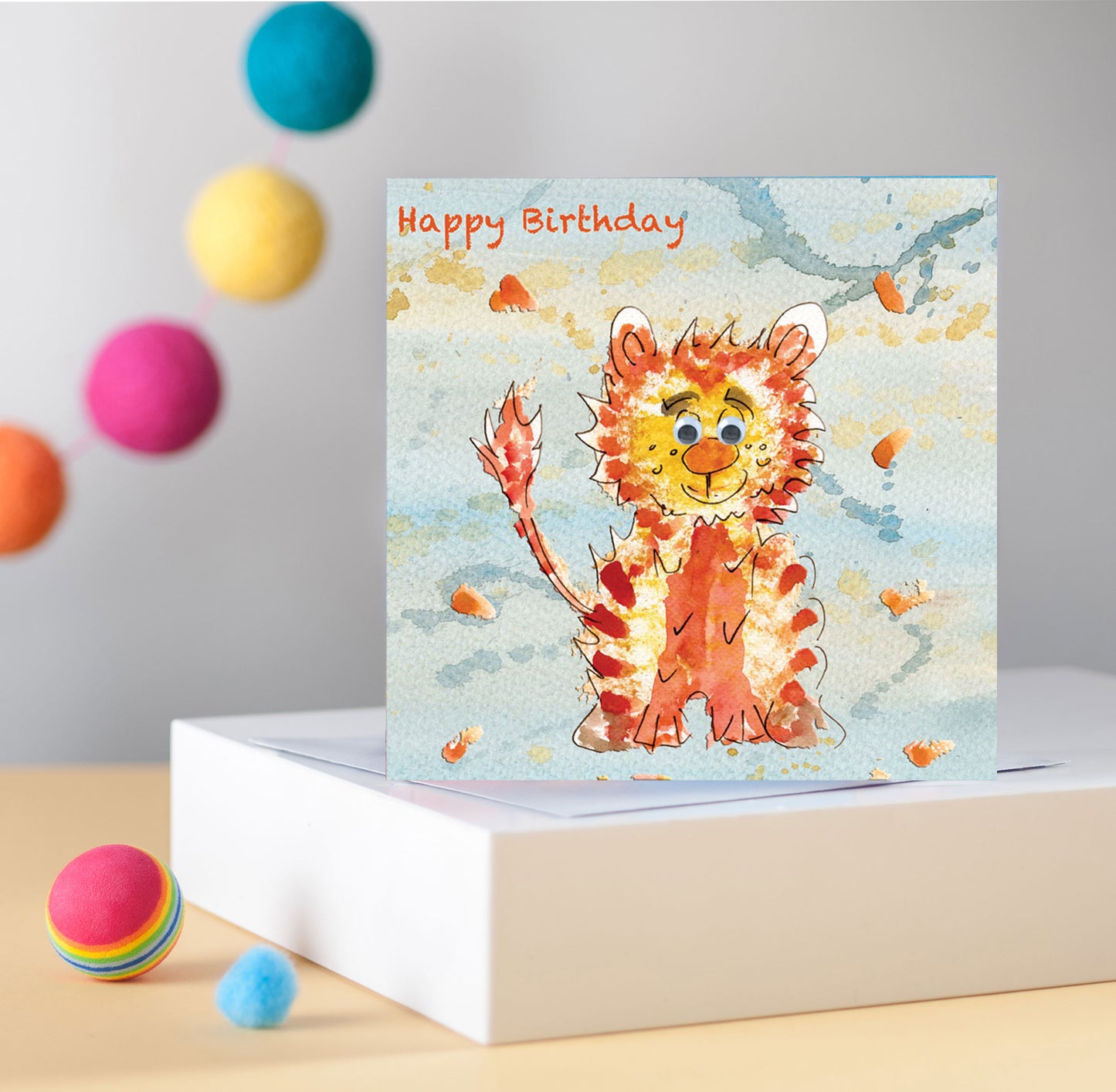 Lion Greetings Card - Pack of 6