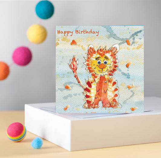 Lion Greetings Card - Pack of 6