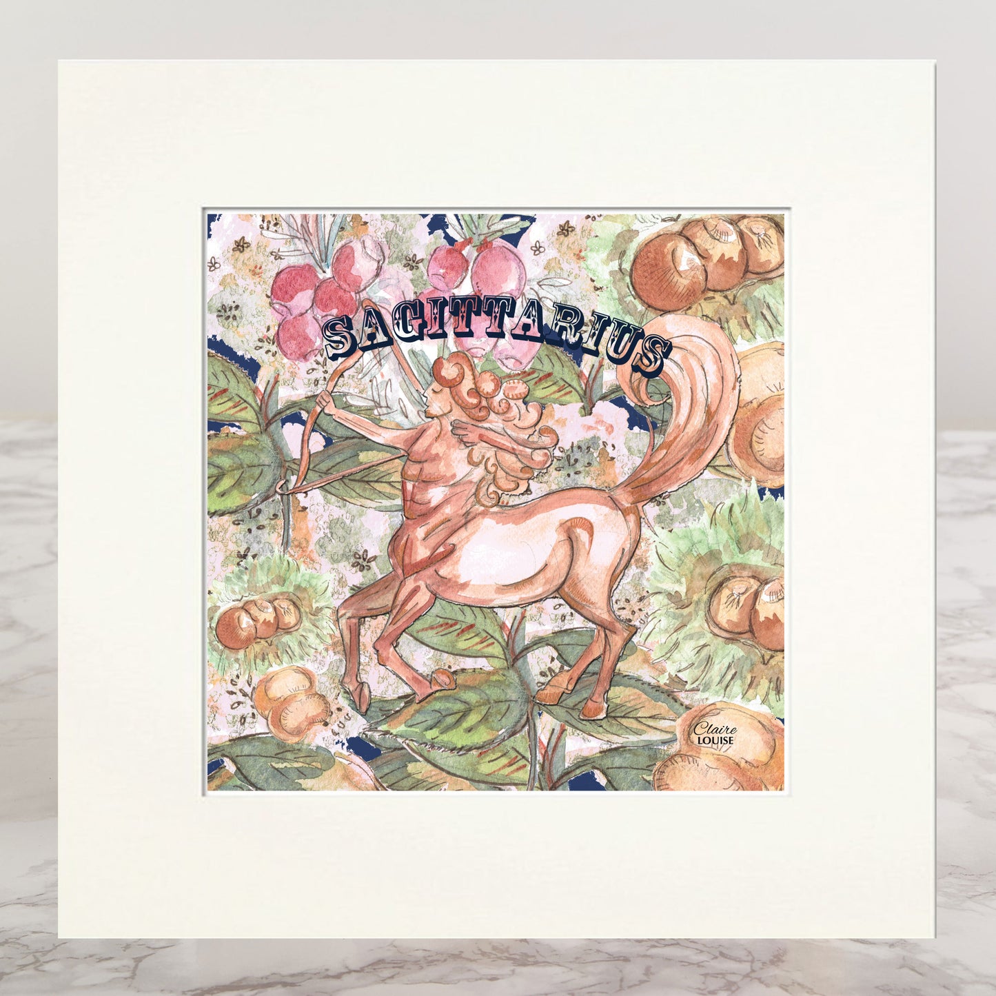 Sagittarius Mounted Print