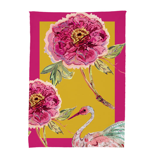 Serendipity Mustard/Pink Blanket